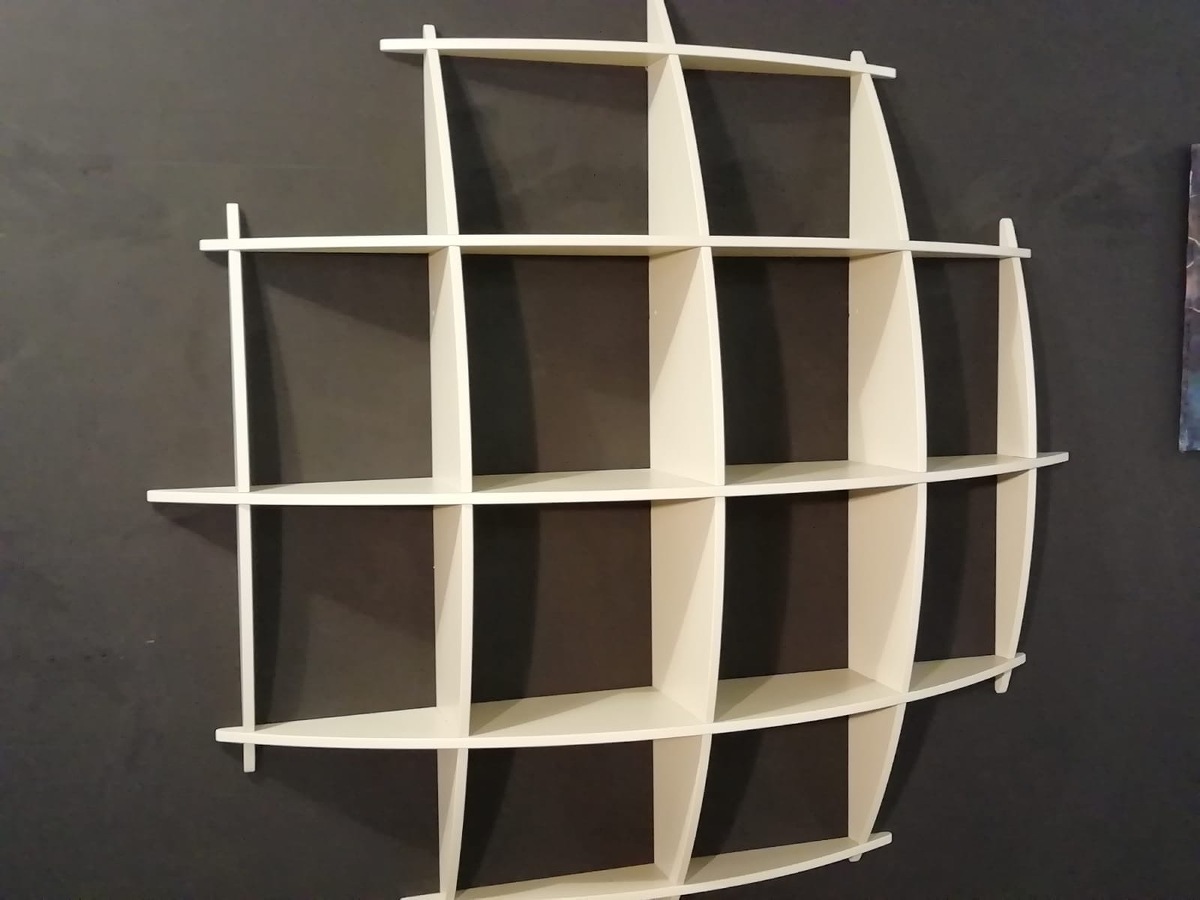 LIBRERIA MAPPAMONDO IN LACCATO col. CORDA